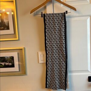 Michael Kors Black and White Scarf